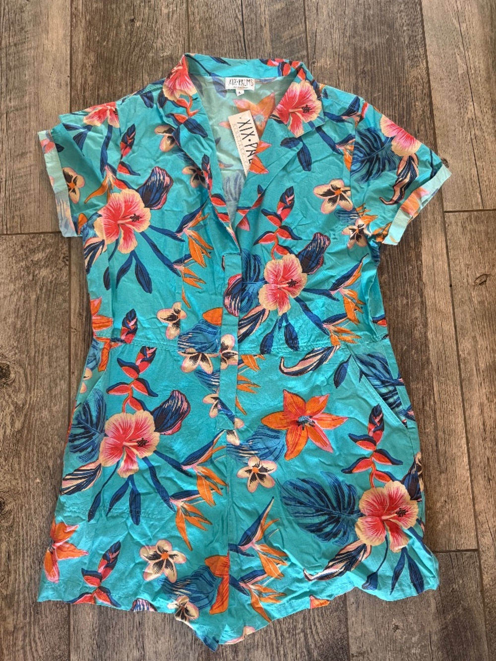 XIX Palms Shorts Romper